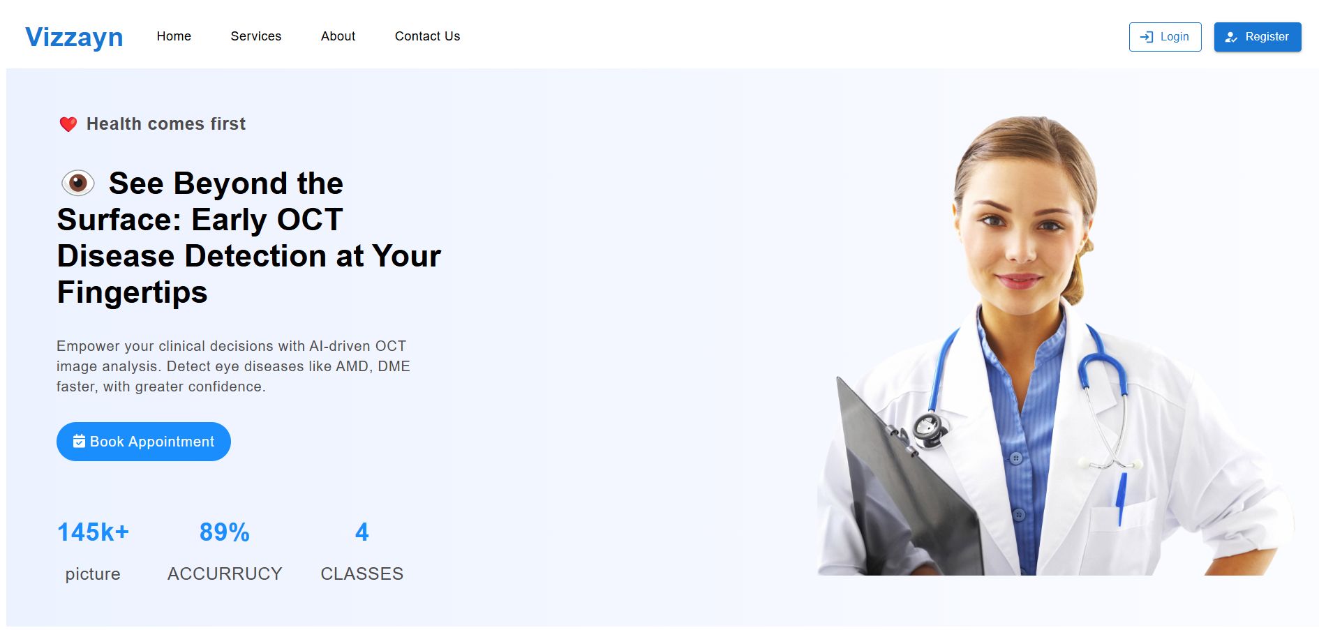 AI-Based OCT Medical Imaging Platform project preview